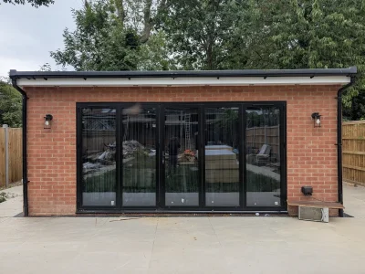 Aluminium bifold doors design by Durajoin