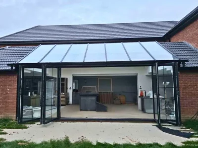 Aluminium bifold doors design by Durajoin