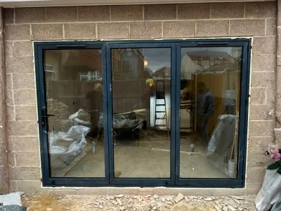 Aluminium bifold doors London supplied & installed by Durajoin