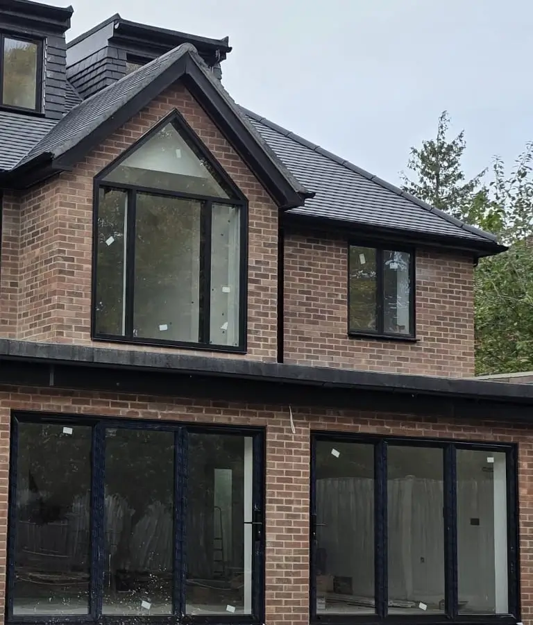 Aluminium windows and doors Central London design.
