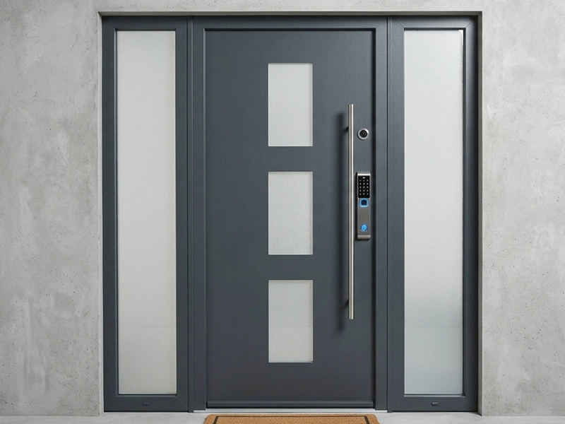 Smart Aluminium front door design in london