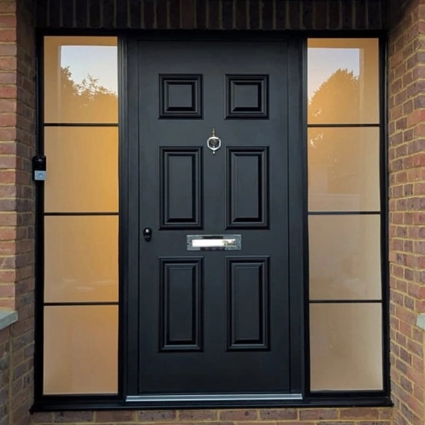 Aluminium front doors London by Durajoin
