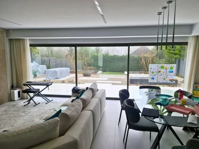 Aluminium Sliding Doors installed by Durajoin London home