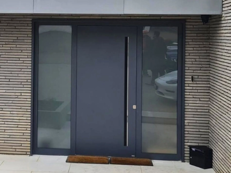 Aluminium front doors supply and installed in London by Durajoin