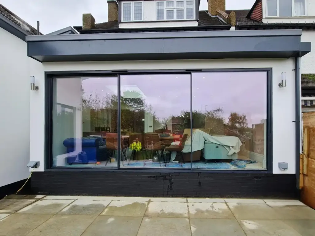 3-panel sliding patio doors installed in London