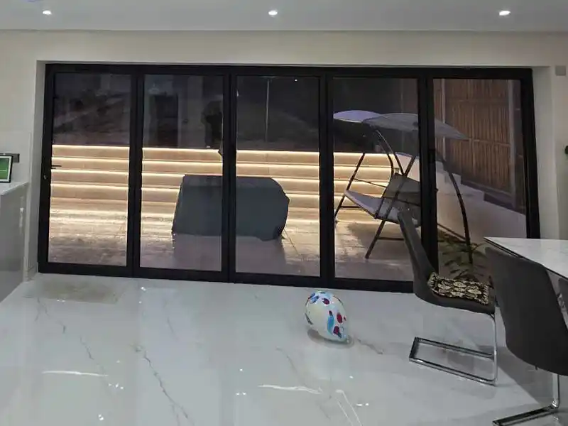 Aluminium bifold doors supplied and installed by Durajoin in Watford, London