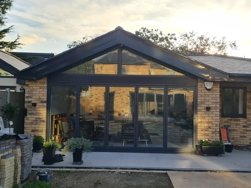 Bespoke aluminium windows and bifold doors fitted by Durajoin in Hackney