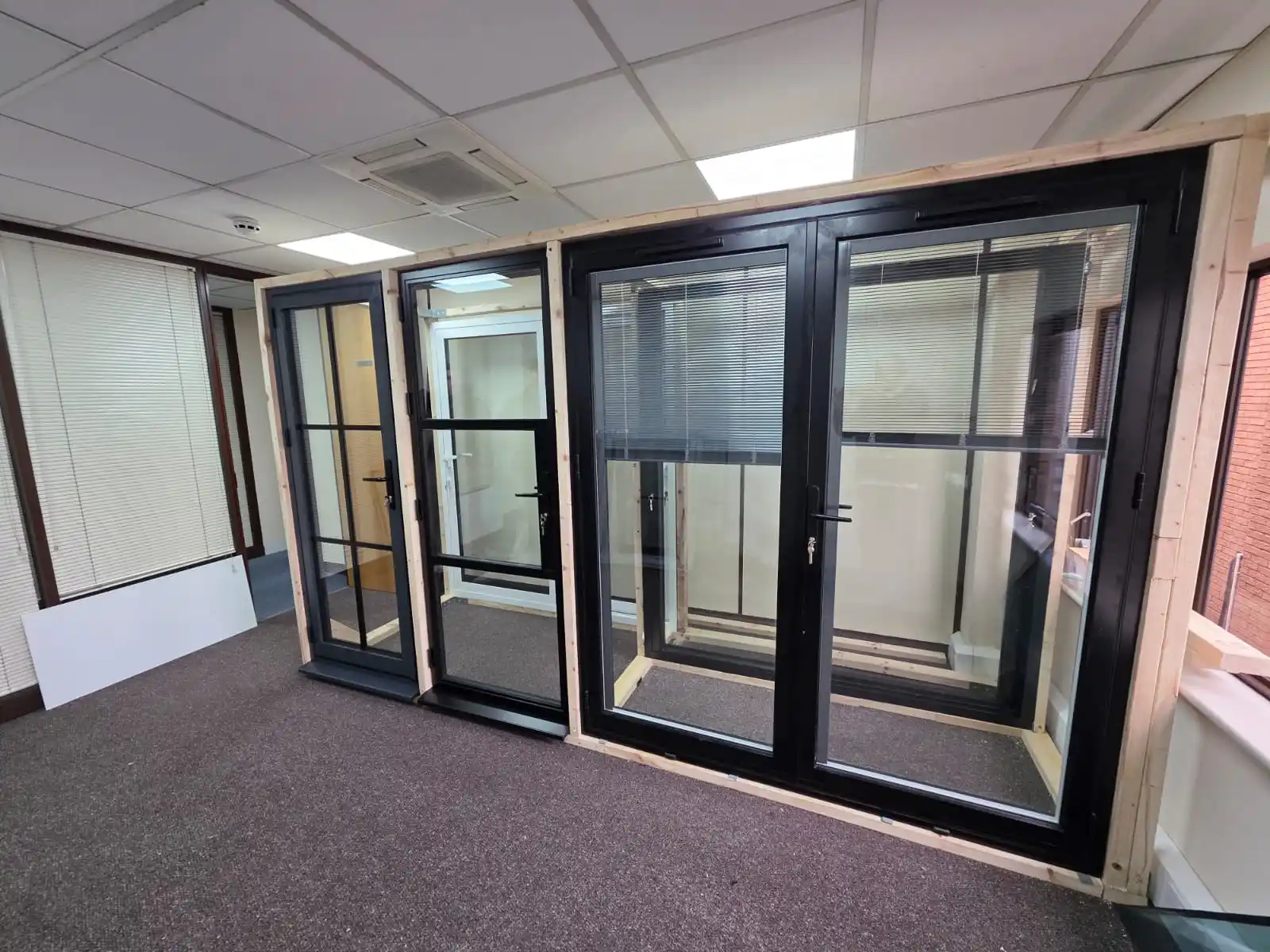 Durajoin aluminium windows and doors showroom interior