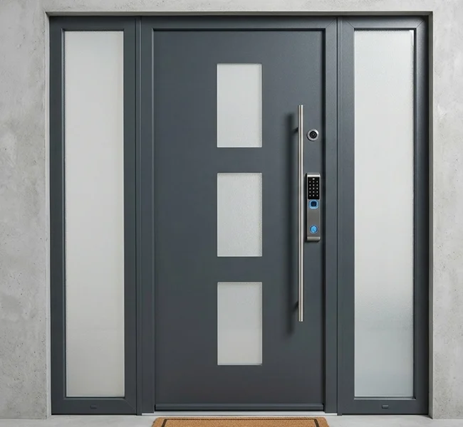 Smart Aluminium front door design in london